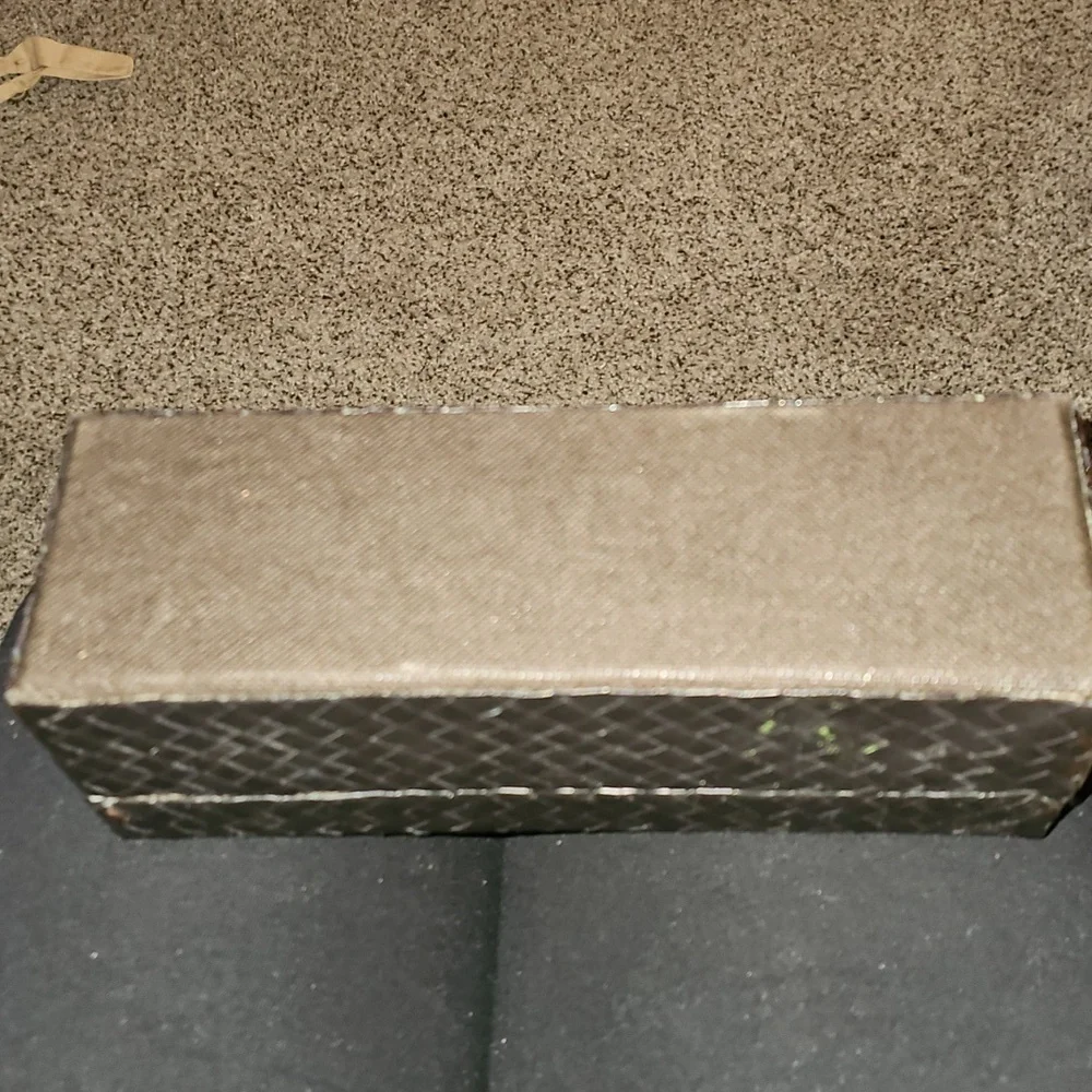 Ikea Long Brownish Black Woven Box